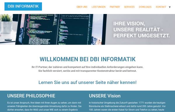 Vorschau von www.dbi-informatik.de, DBI Informatik