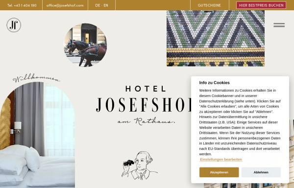 Vorschau von www.josefshof.com, Hotel zum Josefshof