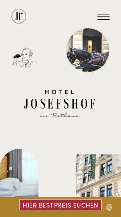 Vorschau der mobilen Webseite www.josefshof.com, Hotel zum Josefshof