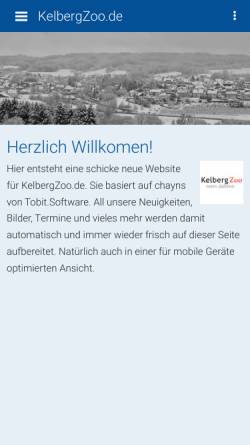 Vorschau der mobilen Webseite kelbergzoo.chayns.net, KelbergZoo