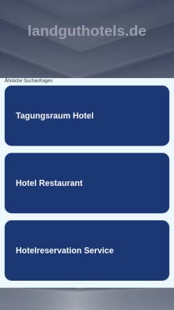 Vorschau der mobilen Webseite www.landguthotels.de, Landguthotel Zur Moselbrücke