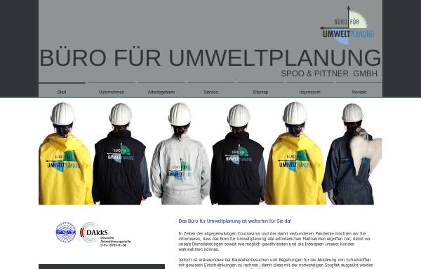 Vorschau von www.buero-fuer-umweltplanung.de, Büro für Umweltplanung - Spoo & Pittner GmbH