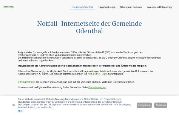 Vorschau von www.odenthal.de, Gemeinschaftshauptschule Odenthal