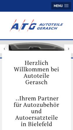 Vorschau der mobilen Webseite gerasch-autoteile.de, Autoteile Gerasch