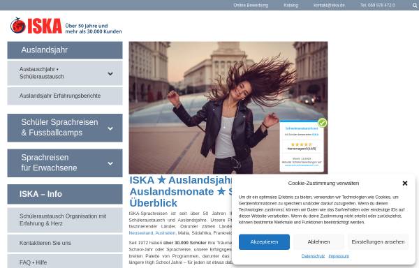 Vorschau von www.iska.de, Iska
