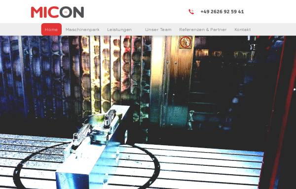 Vorschau von www.micon-kg.de, MICON KG Maschinenbau