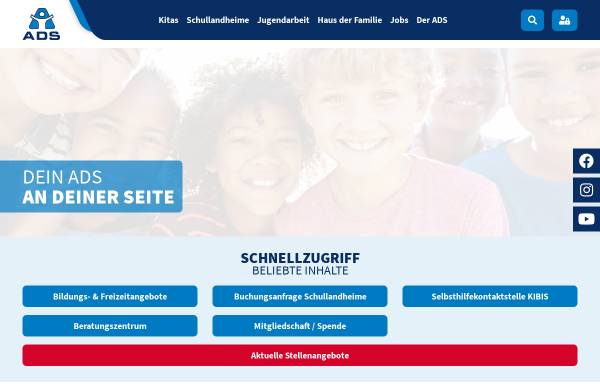 Vorschau von www.ads-flensburg.de, ADS - Kindergärten