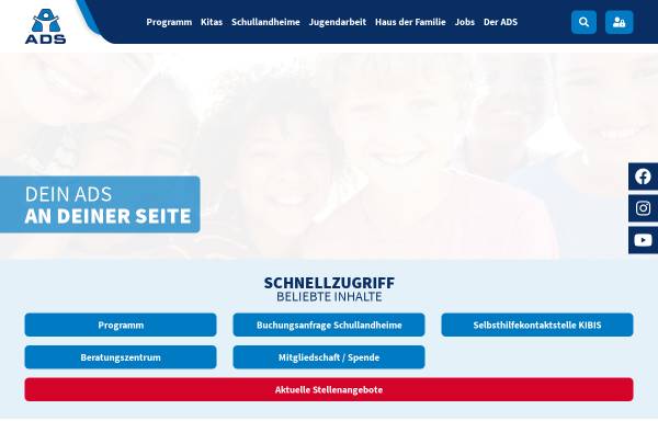 Vorschau von www.ads-flensburg.de, ADS - Kindergärten