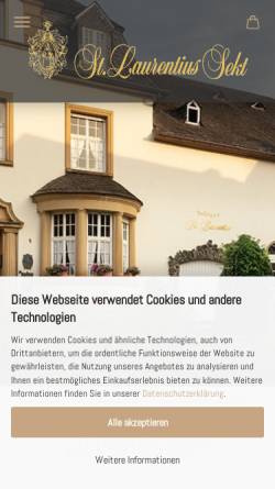 Vorschau der mobilen Webseite st-laurentius-sekt.de, St. Laurentius Sekt