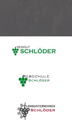 Vorschau der mobilen Webseite www.schloeder-leiwen.de, Weingut Josef Schlöder