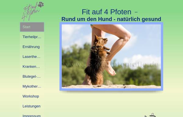 Vorschau von www.fit-auf-4pfoten.de, Krankengymnastik für ihren Hund Edith Kehrlein