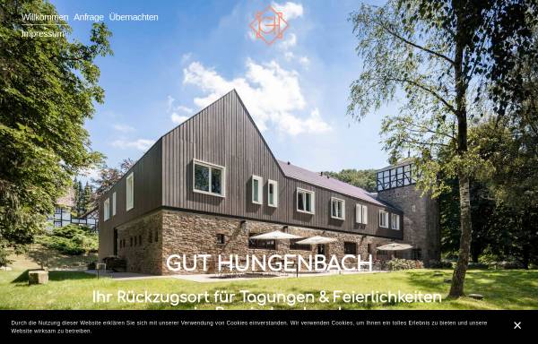 Vorschau von www.gut-hungenbach.de, Gut Hungenbach