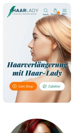 Vorschau der mobilen Webseite www.haar-lady.de, Haar-lady.de, Waldemar Reiswich