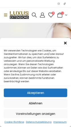 Vorschau der mobilen Webseite www.x10sion.de, X10sion, Markus Peikert