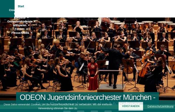 Vorschau von www.odeon-muenchen.de, München, Odeon-Jugendsinfonieorchester