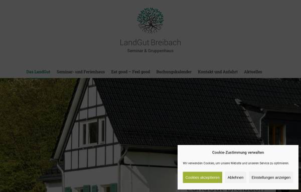 Vorschau von www.landgutbreibach.de, Landgut Breibach