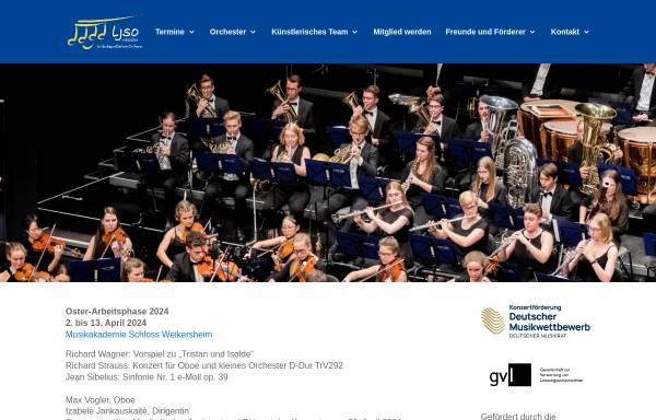 Vorschau von www.ljso-hessen.de, Landesjugendsinfonieorchester Hessen