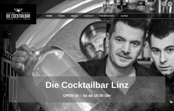 Vorschau von www.cocktailbarlinz.at, Die Cocktailbar