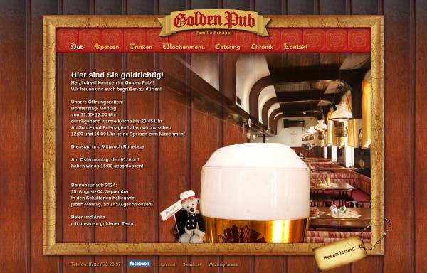 Vorschau von www.goldenpub.at, Golden Pub