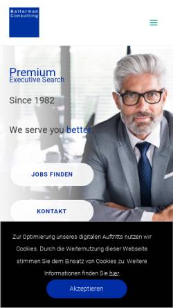 Vorschau der mobilen Webseite www.batterman.ch, Batterman Consulting Basel AG