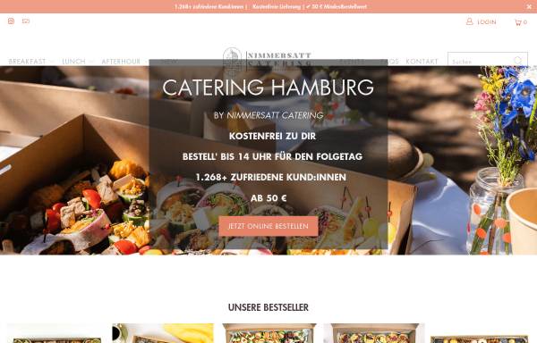 Vorschau von www.catering-nimmersatt.de, Nimmersatt Catering