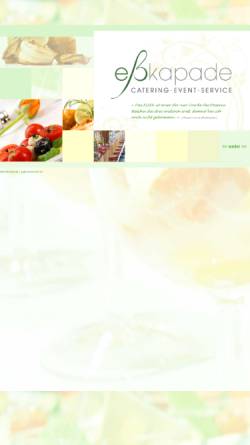 Vorschau der mobilen Webseite www.esskapade.de, eßkapade - Catering- und Eventservice