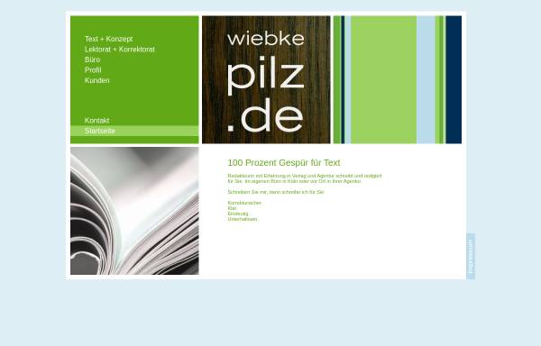 Vorschau von www.wiebkepilz.de, Wiebke Pilz