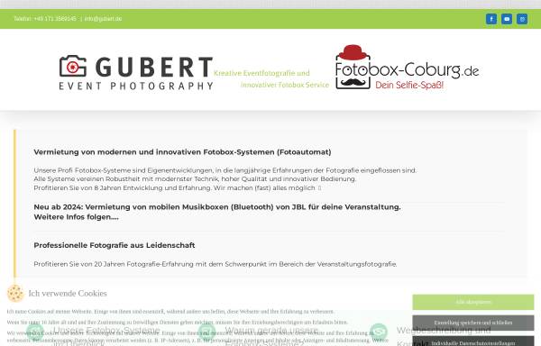 Vorschau von www.gubert.de, Gubert, Christian - IT-Dienstleistungen