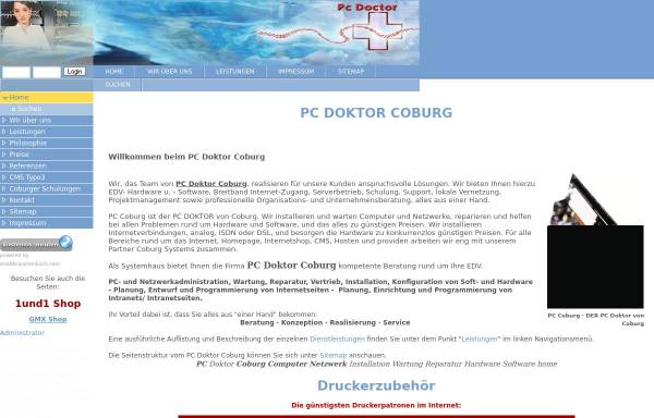 Vorschau von www.pc-coburg.de, PC Doktor Coburg