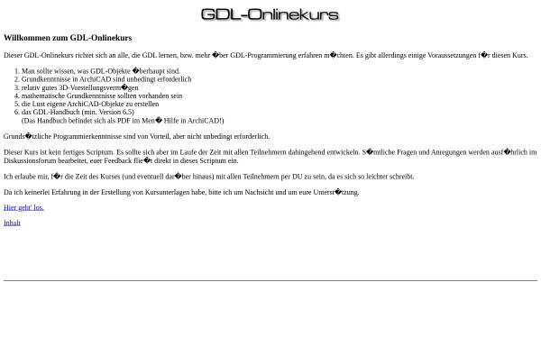 GDL Onlinekurs