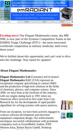 Vorschau der mobilen Webseite www.elegant-mathematics.com, EM Elegant Mathematics Ltd.