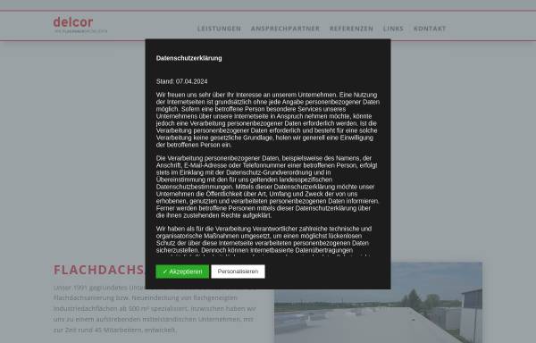 Vorschau von flachdachspezialisten.de, Delcor Sanier- & Dämmtechnik GmbH