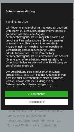 Vorschau der mobilen Webseite flachdachspezialisten.de, Delcor Sanier- & Dämmtechnik GmbH
