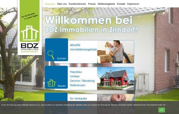 Vorschau von www.bdz-zirndorf.de, BauDienstleistungsZentrum GmbH