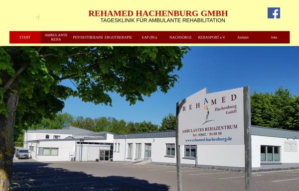 Vorschau von www.rehamed-hachenburg.de, REHAMED Hachenburg GmbH
