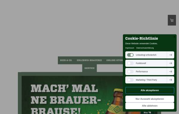 Vorschau von www.hachenburger.de, Westerwald Brauerei Hachenburg