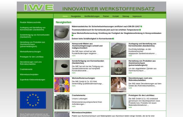 Vorschau von www.iwe-greifswald.de, IWE GmbH & Co. KG