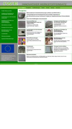 Vorschau der mobilen Webseite www.iwe-greifswald.de, IWE GmbH & Co. KG