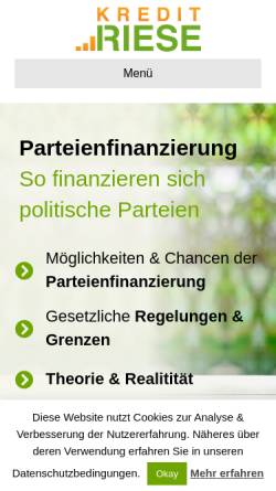 Vorschau der mobilen Webseite www.auf-partei.de, AUF – Partei für Arbeit, Umwelt und Familie / Christen für Deutschland