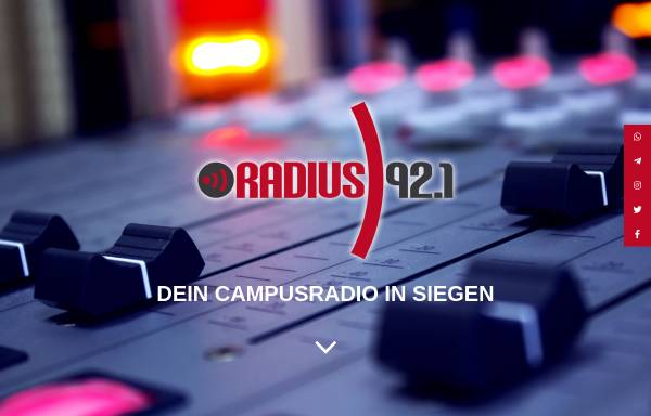 Vorschau von www.radius921.de, Radius 92.1