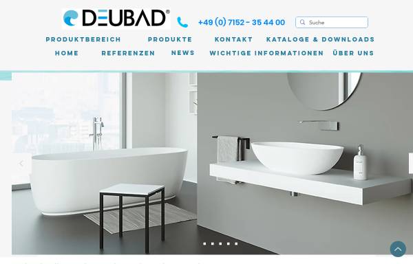 Vorschau von www.deubad.com, Deubad GmbH & Co. KG