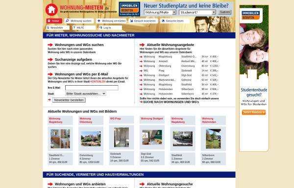 Vorschau von www.wohnung-mieten.de, Wohnung-mieten.de