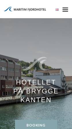 Vorschau der mobilen Webseite www.maritimfjordhotel.no, Flekkefjord Hotel Maritim.