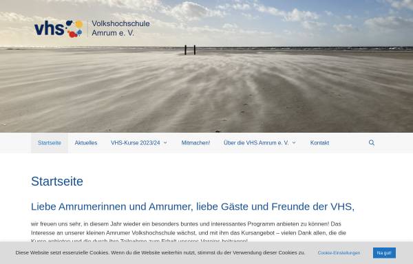 Vorschau von www.vhs-amrum.de, VHS Amrum e.V.