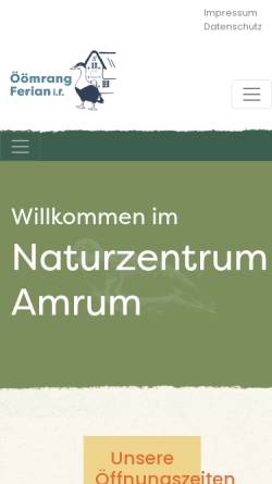 Vorschau der mobilen Webseite naturzentrum-amrum.de, Naturzentrum 'maritur'