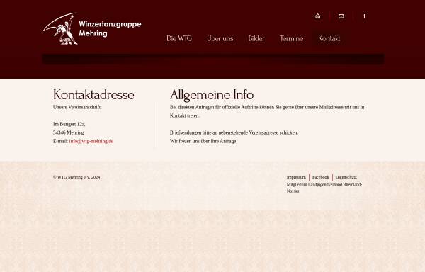 Vorschau von www.wtg-mehring.de, Winzertanzgruppe Mehring