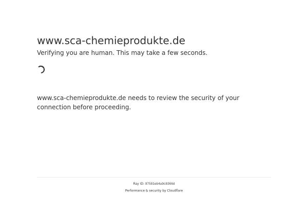 Vorschau von www.sca-chemie.info, SCA Chemie & Dienstleistung GbR
