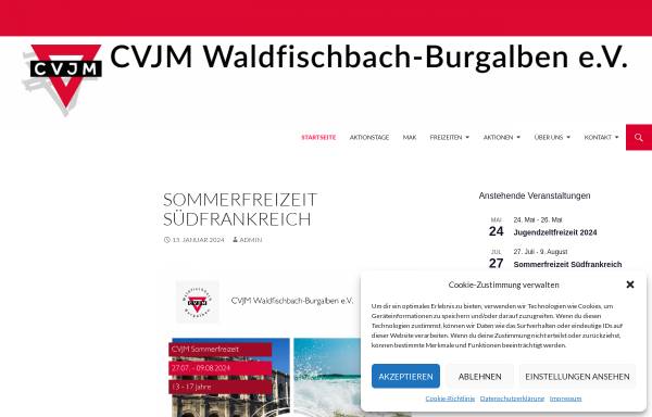 Vorschau von www.cvjm-waldfischbach.de, CVJM Waldfischbach-Burgalben e.V.