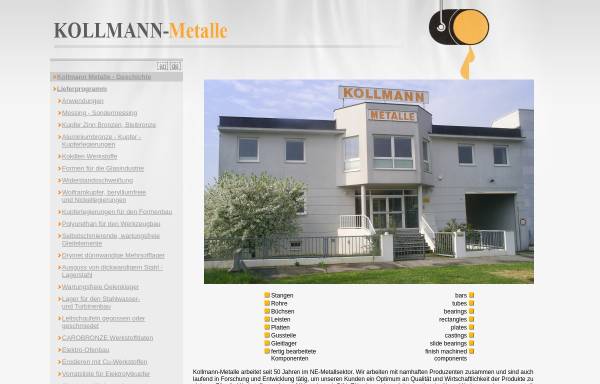 Vorschau von www.kollmann-metalle.at, Kollmann Metalle