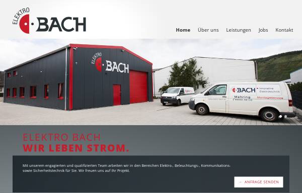Vorschau von www.elektro-bach.de, Elektro Bach GmbH